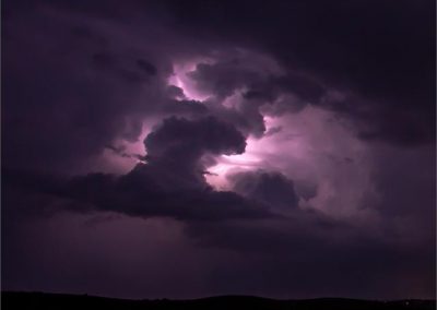 Airborne Violet Moon